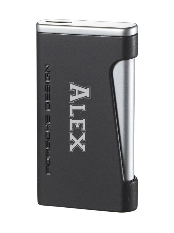 Porsche Design Alps Flat Torch Flame Lighter - Matte Black 4 Porsche Design Alps Flat Torch Flame Lighter - Matte Black - Image 2