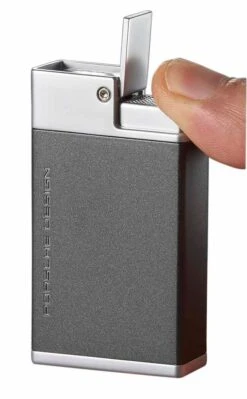 Elighters Shop -Elighters Shop porsche design baden double torch flame lighter grey 108