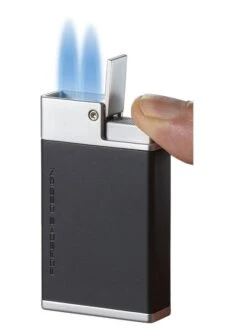 Elighters Shop -Elighters Shop porsche design baden double torch flame lighter matte black 123