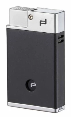 Porsche Design Baden Double Torch Flame Lighter -Matte Black -Elighters Shop porsche design baden double torch flame lighter matte black 125