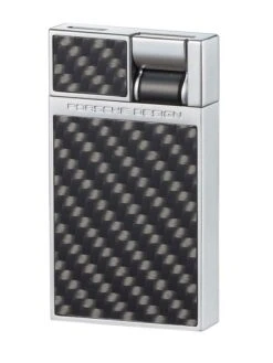 Porsche Design Heber Flat Torch Flame Lighter - Carbon Fiber