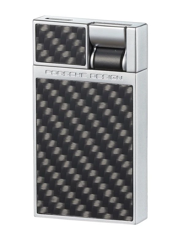 Porsche Design Heber Flat Torch Flame Lighter - Carbon Fiber 3 Porsche Design Heber Flat Torch Flame Lighter - Carbon Fiber