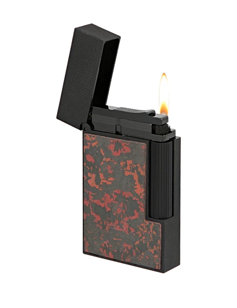 S.T. Dupont Ligne 2 Carbon Fiery Lava Lighter 4 S.T. Dupont Ligne 2 Carbon Fiery Lava Lighter - Image 2