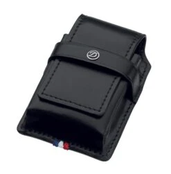 S.T. Dupont Elysee Black Leather Ligne 2 Small Lighter Case
