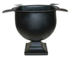 Stinky Box Pressed Ashtray- Cast Iron Black