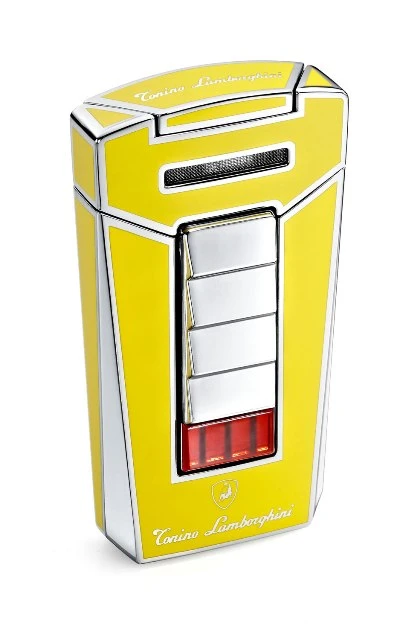 Tonino Lamborghini Aero Yellow Torch Flame Lighter 3 Tonino Lamborghini Aero Yellow Torch Flame Lighter