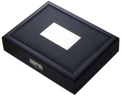 Visol Drako Black Travel Cigar Humidor - Holds 20 Cigars