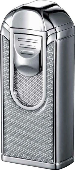 Visol Alec III Triple Jet Flame White Carbon Fiber Chrome Lighter 9 Visol Alec III Triple Jet Flame White Carbon Fiber Chrome Lighter -Elighters Shop visol alec iii triple jet flame white carbon fiber chrome lighter 47