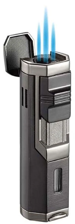 Visol Andes Triple Torch Cigar Lighter - Gun Metal 4 Visol Andes Triple Torch Cigar Lighter - Gun Metal - Image 2
