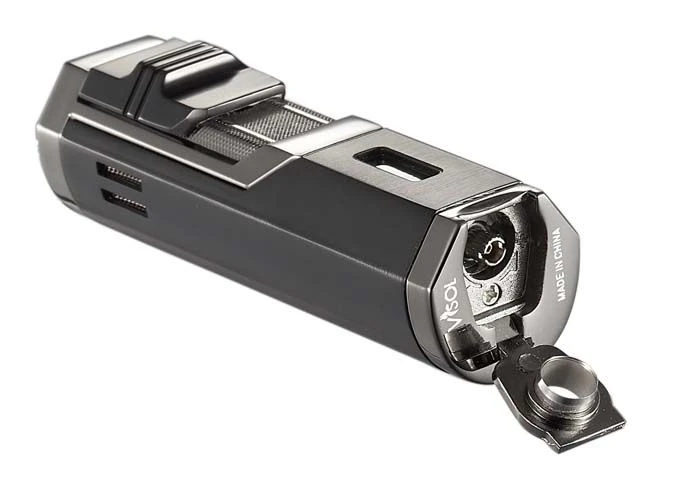 Visol Andes Triple Torch Cigar Lighter - Gun Metal 3 Visol Andes Triple Torch Cigar Lighter - Gun Metal