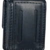 Black Leather Belted Square Lighter Pouch 1 Black Leather Belted Square Lighter Pouch -Elighters Shop visol black leather square zippo lighter belted pouch 57