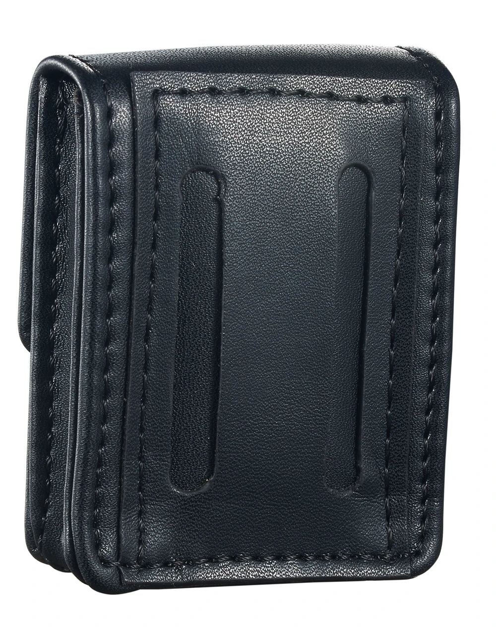 Black Leather Belted Square Lighter Pouch 3 Black Leather Belted Square Lighter Pouch