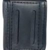 Black Leather Lighter Pouch With Belt Loops