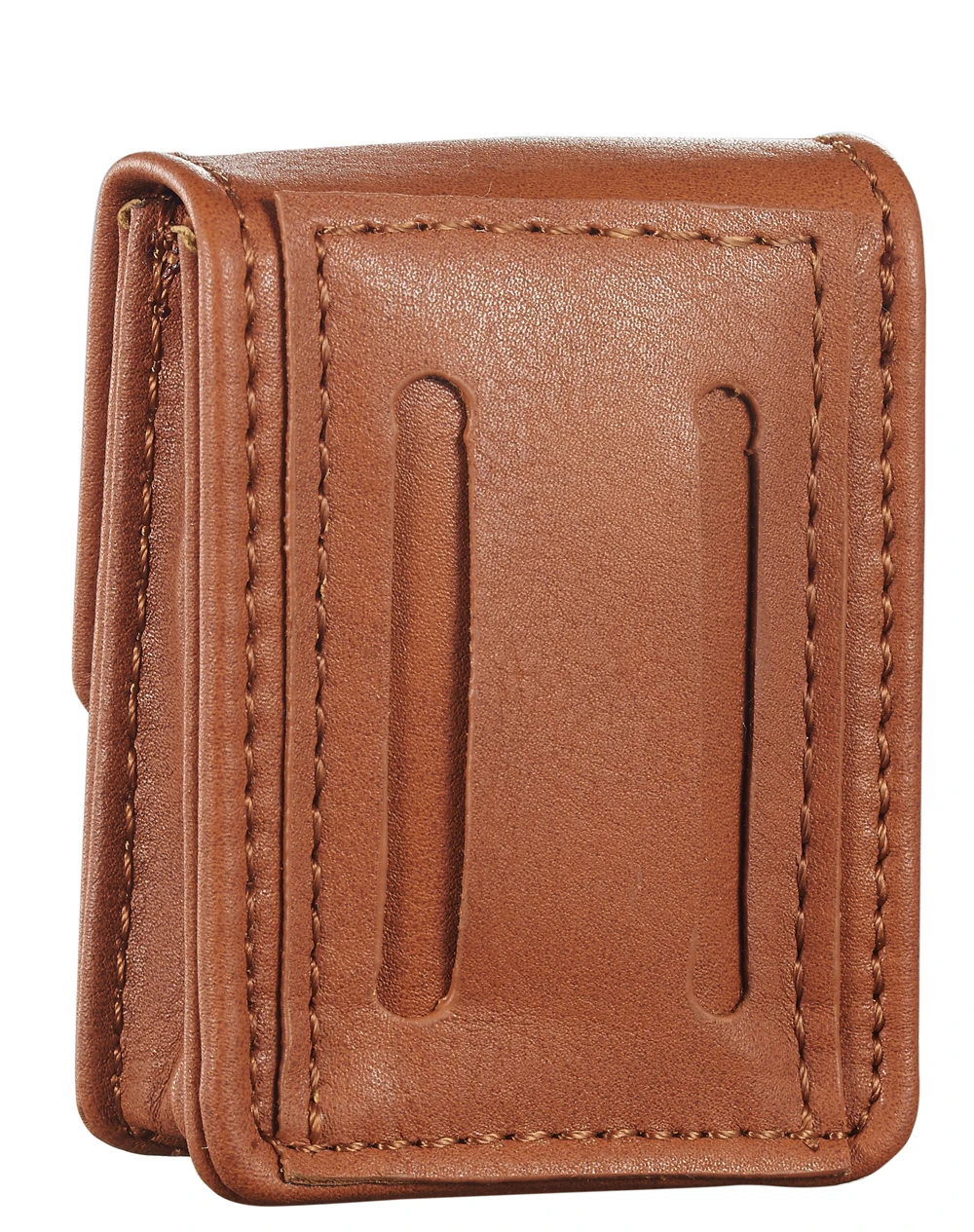 Brown Leather Belted Square Lighter Pouch 4 Brown Leather Belted Square Lighter Pouch - Image 2