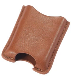 Premium Brown Leather Lighter Case