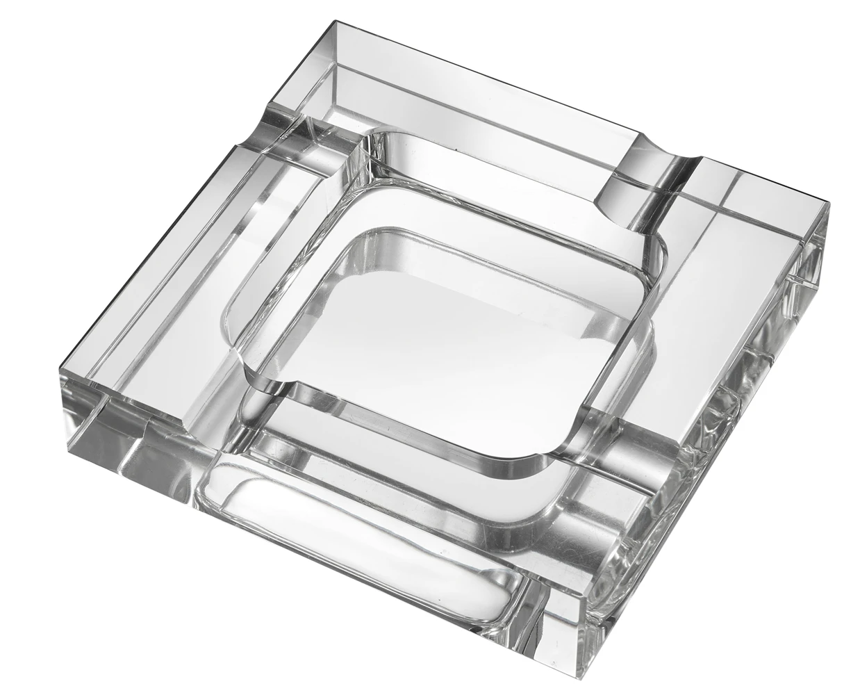 Visol Callisto Square Crystal Cigar Ashtray 3 Visol Callisto Square Crystal Cigar Ashtray