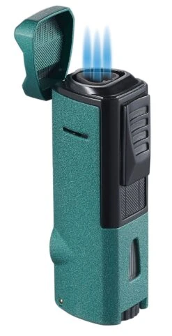 Visol Colonel Triple Flame Torch Lighter - Green -Elighters Shop visol colonel triple flame torch lighter green 81