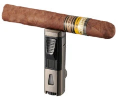 Visol Colonel Triple Flame Torch Lighter - Gunmetal -Elighters Shop visol colonel triple flame torch lighter gunmetal 83