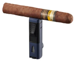 Visol Colonel Triple Flame Torch Lighter - Indigo Blue -Elighters Shop visol colonel triple flame torch lighter indigo blue 83