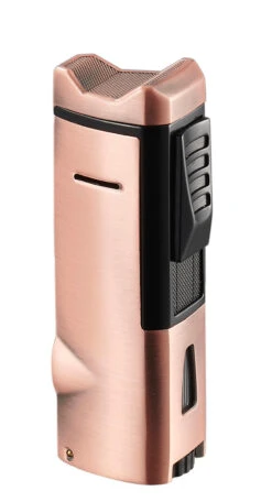 Visol Colonel Triple Flame Torch Lighter - Bronze -Elighters Shop visol colonel triple flame torch lighter rose gold 79