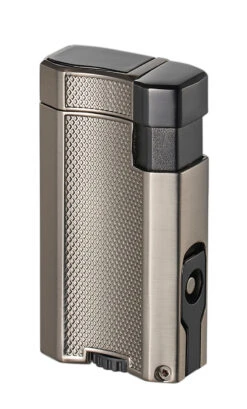 Visol Concave Double Flame Torch Lighter - Gunmetal -Elighters Shop visol concave double flame torch lighter gunmetal 79
