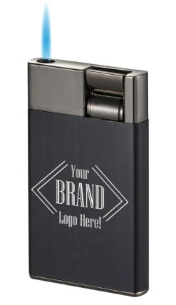 Visol Cougar Single Flame Cigar Lighter - Black -Elighters Shop visol cougar single flame cigar lighter black 68