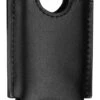 Visol Dean Black Felt With Leather Exterior Stitched Cigar Cutter