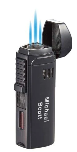 Visol Denali Triple Torch Cigar Lighter - Black 9 Visol Denali Triple Torch Cigar Lighter - Black -Elighters Shop visol denali triple torch cigar lighter black 85