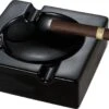 Visol Donovan Black Ceramic Cigar Ashtray For Patio Use 2 Visol Donovan Black Ceramic Cigar Ashtray For Patio Use -Elighters Shop visol donovan black ceramic cigar ashtray for patio use 52