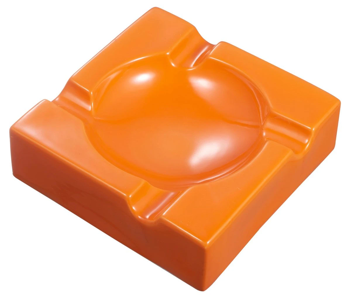 Visol Donovan Orange Ceramic Cigar Ashtray For Patio Use 4 Visol Donovan Orange Ceramic Cigar Ashtray For Patio Use - Image 2