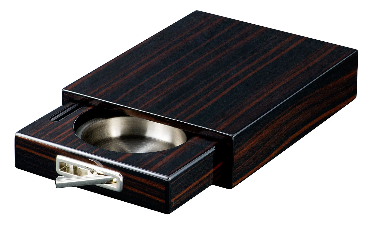 Visol Drawer Single Cigar Iron Wood Finish Ashtray 4 Visol Drawer Single Cigar Iron Wood Finish Ashtray - Image 2