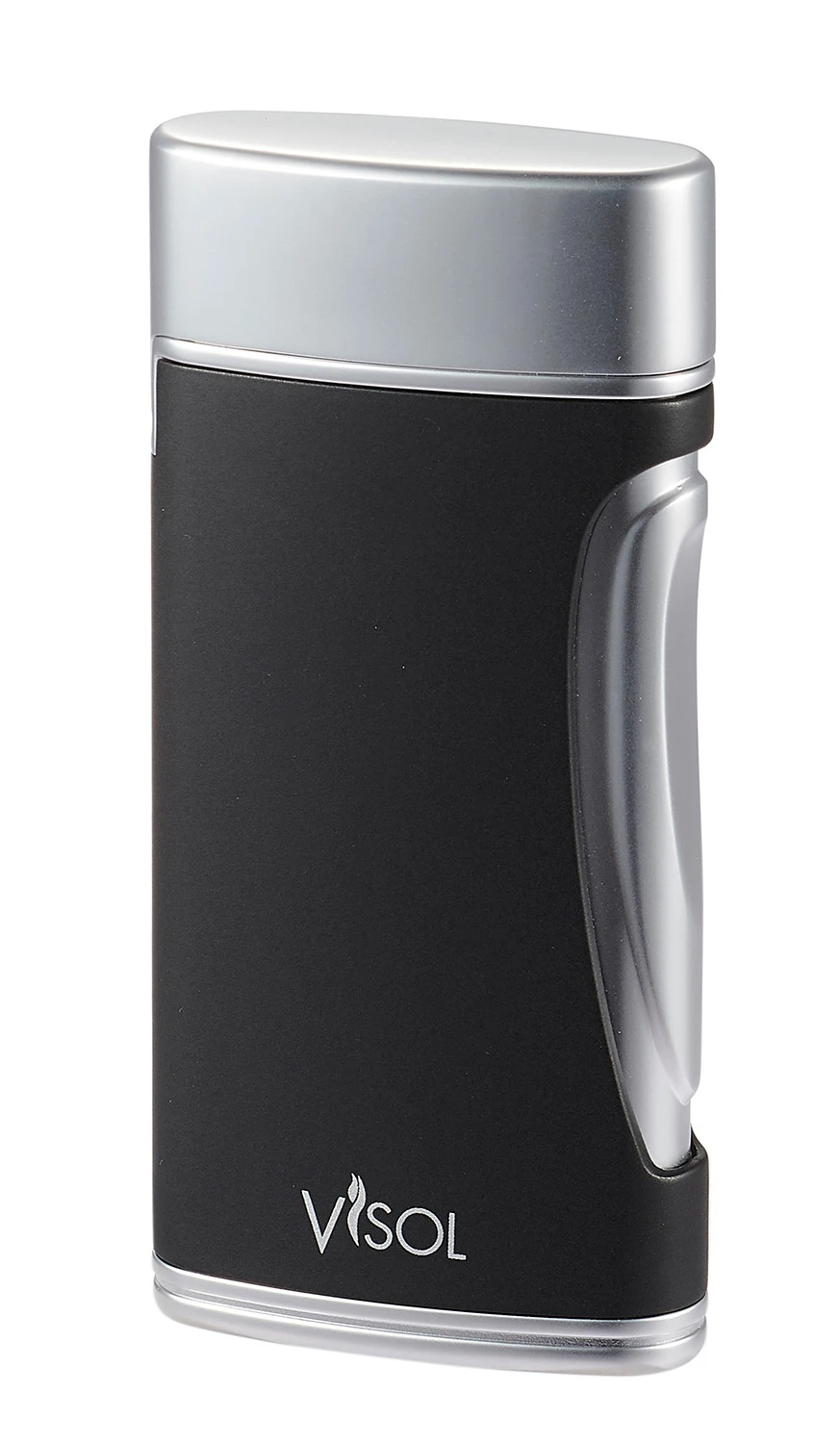 Visol DuoMatt Matte Black Double Flame Cigar Lighter 4 Visol DuoMatt Matte Black Double Flame Cigar Lighter - Image 2