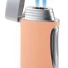 Visol DuoMatt Salmon Double Flame Cigar Lighter 1 Visol DuoMatt Salmon Double Flame Cigar Lighter -Elighters Shop visol duomatt salmon double flame cigar lighter 37