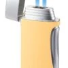 Visol DuoMatt Yellow Double Flame Cigar Lighter -Elighters Shop visol duomatt yellow double flame cigar lighter 37