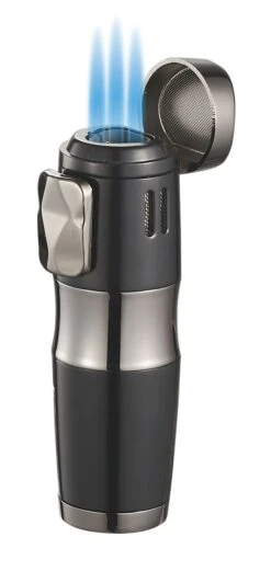 Visol Epic Triple Flame Black Cigar Lighter -Elighters Shop visol epic triple flame black cigar lighter 77
