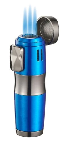 Visol Epic Triple Flame Blue Cigar Lighter -Elighters Shop visol epic triple flame blue cigar lighter 77