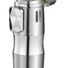 Visol Epic Triple Flame Silver Cigar Lighter 1 Visol Epic Triple Flame Silver Cigar Lighter -Elighters Shop visol epic triple flame chrome cigar lighter 77