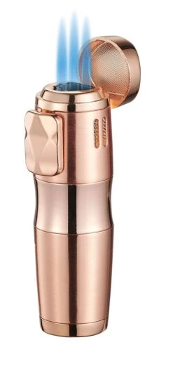 Visol Epic Triple Flame Rose Gold Cigar Lighter -Elighters Shop visol epic triple flame rose gold cigar lighter 81