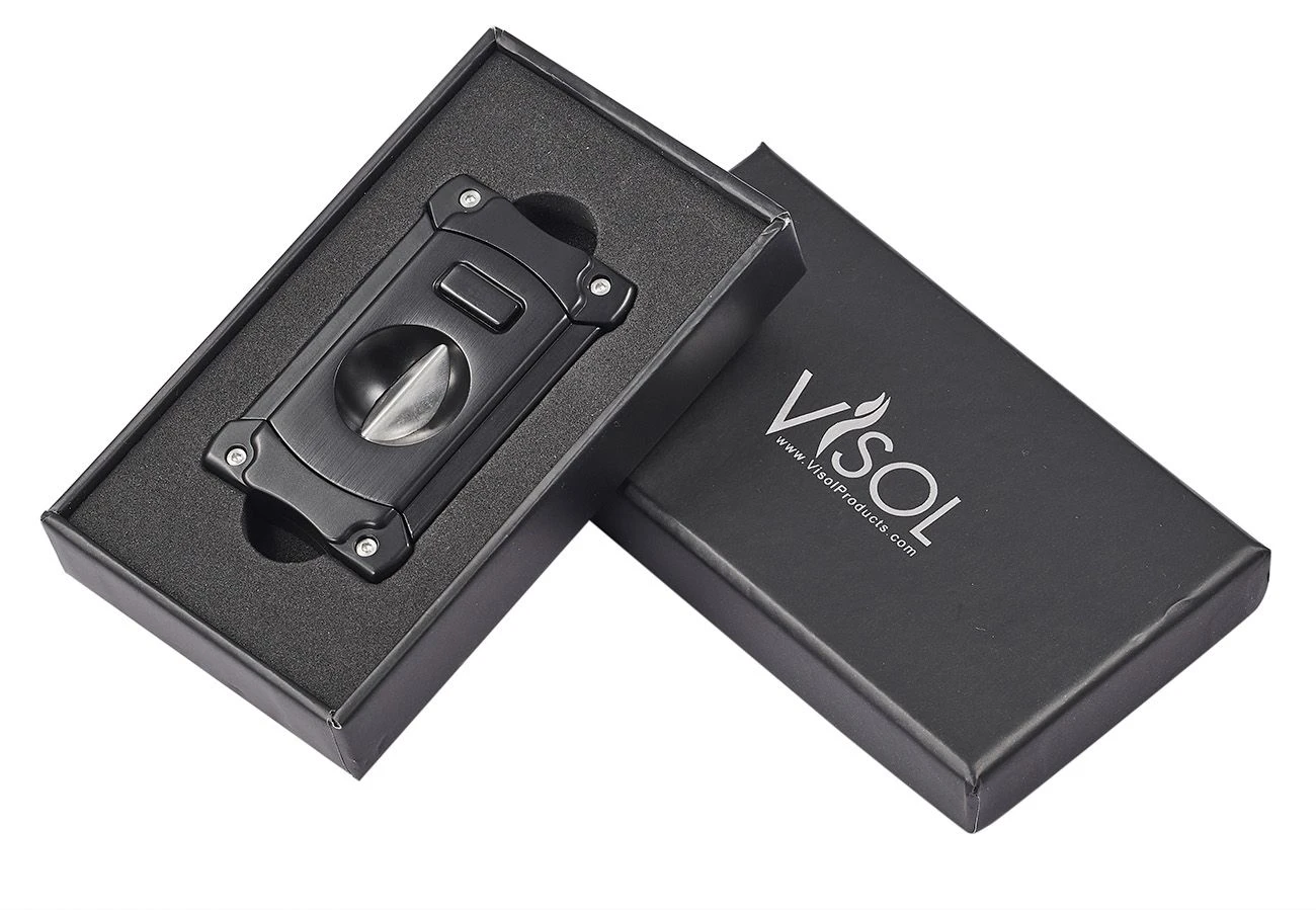Visol Ferris Black V Cut Cigar Cutter 5 Visol Ferris Black V Cut Cigar Cutter - Image 3