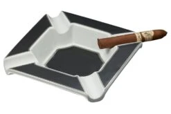 Visol Festus Large Cigar Ashtray - Matte Black And Silver 8 Visol Festus Large Cigar Ashtray - Matte Black And Silver -Elighters Shop visol festus large cigar ashtray matte black and silver 60