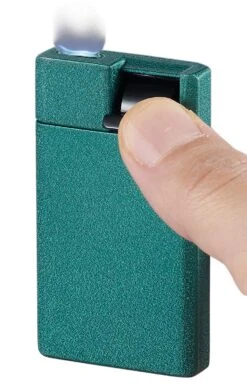 Visol Flatso Flat Flame Torch Lighter - Forest Green