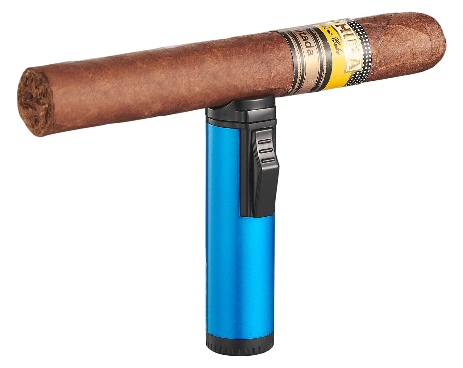 Visol Hades Blue Lacquer Triple Torch Cigar Lighter 5 Visol Hades Blue Lacquer Triple Torch Cigar Lighter - Image 3