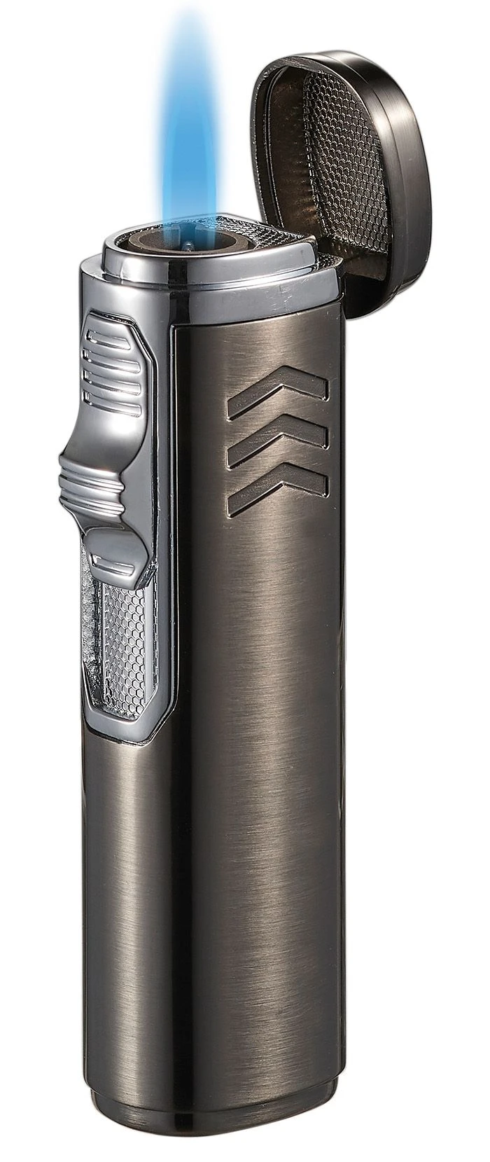 Visol Legion Single Torch Flame Cigar Lighter - Gunmetal 4 Visol Legion Single Torch Flame Cigar Lighter - Gunmetal - Image 2
