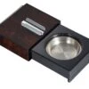 Visol Loki Sliding Ashtray With Removable Ashtray And Compartments - Burl Wood -Elighters Shop visol loki sliding ashtray with removable ashtray and compartments burl wood 86