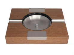 Visol Maho Walnut Wooden Cigar Ashtray