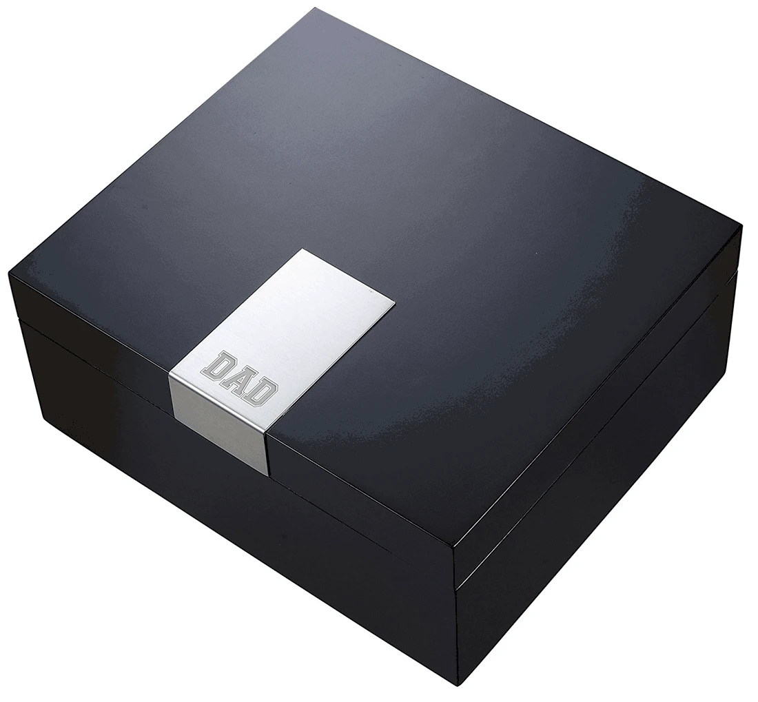 Visol Marcus Black Matte Cigar Humidor - Holds 50 Cigars 5 Visol Marcus Black Matte Cigar Humidor - Holds 50 Cigars - Image 3