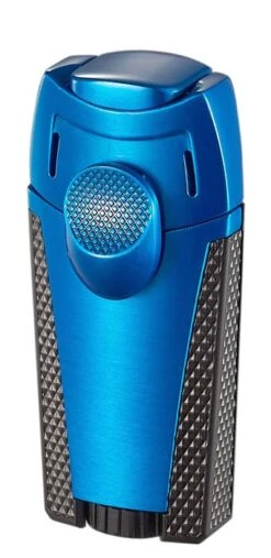Visol Meru Dual Torch Cigar Lighter - Blue 6 Visol Meru Dual Torch Cigar Lighter - Blue -Elighters Shop visol meru dual torch cigar lighter blue 51