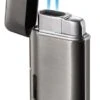 Visol Nevis Dual Torch Cigar Lighter - Gun Metal 1 Visol Nevis Dual Torch Cigar Lighter - Gun Metal -Elighters Shop visol nevis dual torch cigar lighter gun metal 51