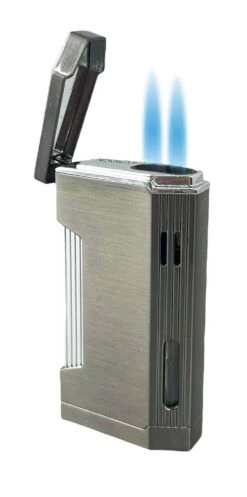 Visol Pelican Dual Torch Flame Lighter - Gunmetal -Elighters Shop visol pelican dual torch flame lighter gunmetal 38