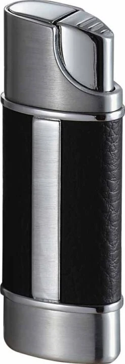 Visol Piccolo Leather And Brushed Chrome Torch Flame Lighter 10 Visol Piccolo Leather And Brushed Chrome Torch Flame Lighter -Elighters Shop visol piccolo leather and brushed chrome torch flame lighter 54
